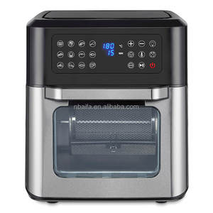 Aifa elettrico motore a corrente continua digitale 4L 10 pollici Pizza aria friggitrice piccolo apparecchio da cucina doppio riscaldamento forno per Pizza con 8 Prestes - Product Image 6