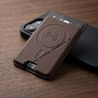 Porte-cartes GPS AirTags pour portefeuille, mini, 4 pièces, en silicone, avec clip à billets, 2 housses, mignon, petit, pour homme