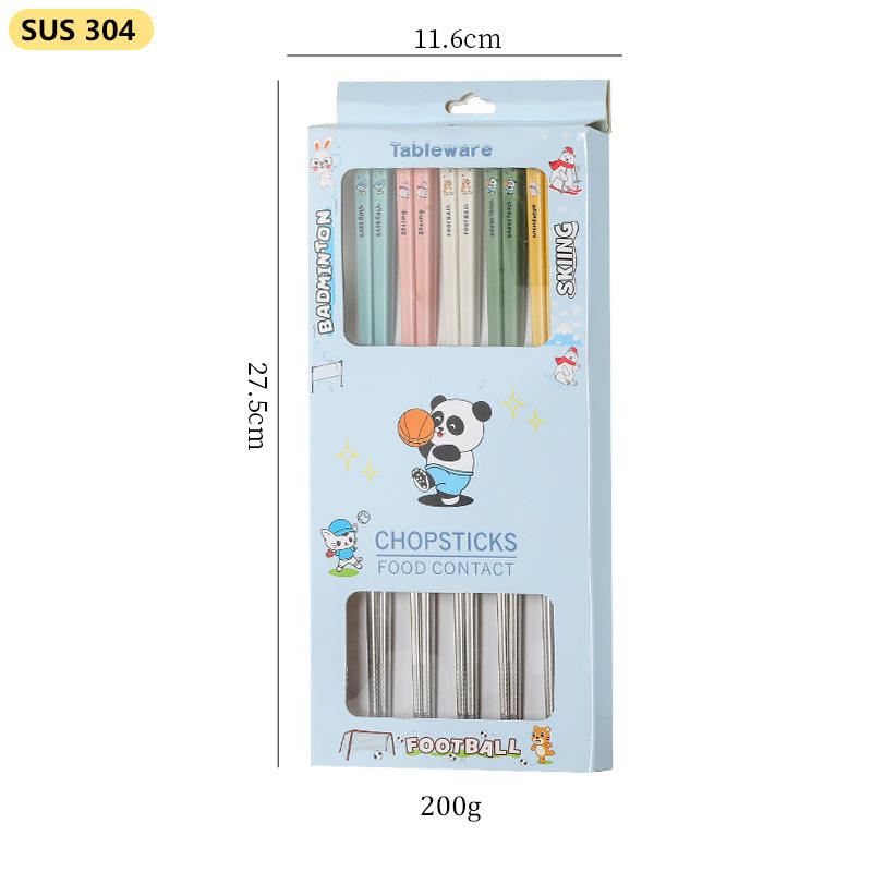 กล่องสีพร้อมรูแขวน ขนาด 25 ซม. บรรจุภัณฑ์แบบผสม 5 คู่ (316)