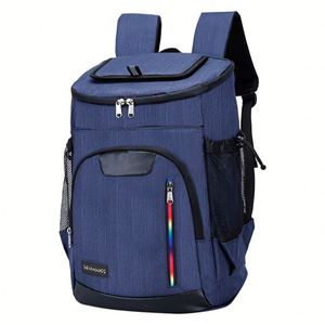 Sac isotherme personnalisé grand format étanche pour pique-nique, sac à dos thermique souple pour repas en extérieur, idéal pour un style de vie sain - Product Image 1