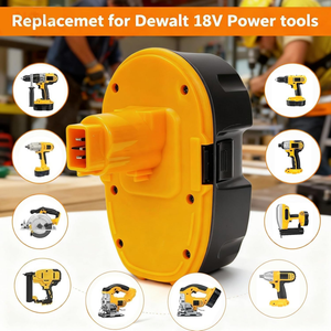 Batería Nueva de <span class=keywords><strong>18V</strong></span> 5.0Ah para <span class=keywords><strong>Dewalt</strong></span> <span class=keywords><strong>18V</strong></span> XRP Tipo Ni-MH, Batería para Herramientas Eléctricas <span class=keywords><strong>DC9096</strong></span> DC9071 DE9096 DE9098 DW9071 DW9095 DW9096 - Product Image 4