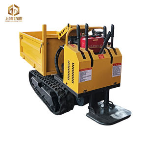 Venta directa de fábrica, cargador de oruga pequeño de 1 tonelada, camión volquete de alto ángulo, vehículo de transporte, <span class=keywords><strong>Mini</strong></span> volquete hidráulico sobre orugas - Product Image 1