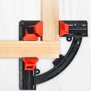 Einstellbare Clamps-Werkzeuge für die Tischlerarbeit in Holz Stanzmontage-Handwerkzeug Mehrwinkel-Festiger Grad Rahmen Fusiergeräte Hardware