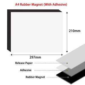 Winchoice tùy chỉnh istropic cao su nam châm linh hoạt nam châm với chất kết dính cho refridge - Product Image 2