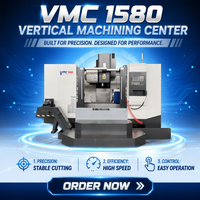 Centre d'usinage vertical VMC1580, fraiseuse 3 axes GSK, haute vitesse, robuste, table 1700x800mm, machine de découpe de métaux