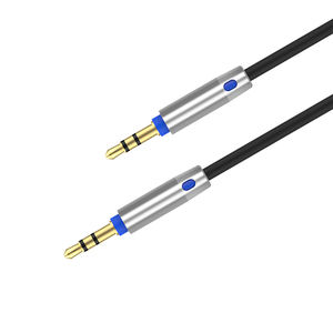 สายเคเบิลต่อขยายเสียง3.5มม. แจ็คหุ้มทอง1ม. สายวิดีโอออดิโอพีวีซี3.5มม. สำหรับลำโพงในรถ - Product Image 3