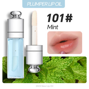Huile à lèvres hydratante et nourrissante personnalisable MLM en tube argenté, effet repulpant, marque privée, 3ml, facile à appliquer - Product Image 1