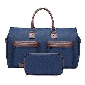 BSCI factory Stylish <b>Travel</b> Garment <b>Bag</b> with Toiletry <b>Bag</b> 2 in 1 Hanging Suitcase Suit <b>Travel</b> <b>Bags</b> <b>Men</b> - Product Image 1