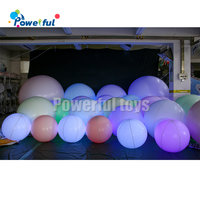 2025 Offre Spéciale LED boule gonflable événement unique décoration éclairage ballon pour noël Halloween et pâques
