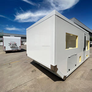 Carcasa de autocaravana manual de FRP de 23 pies para camión, para vehículos recreativos (RV) de bricolaje, tipo plataforma plana para expediciones - Product Image 2