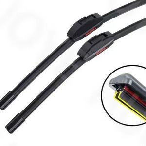 Kauçuk şerit silecek cam sileceği cam çerçevesiz yedekler ön pencere kemiksiz 14-28 inç sessiz fonksiyonu ile - Product Image 1