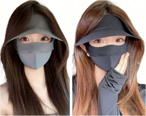 Máscara UV de Ciclismo de Alta Gama, de Seda de Hielo, Ecológica, de Nailon, Protector Solar, Transpirable, Personalizable, con Protección para el Cuello - Product Image 5