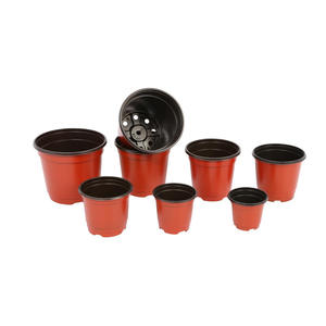 Muestra Gratuita de Macetas de Plástico Marrón para Flores, 8 Tamaños, Macetas de Plástico para Semillas, Macetas para Viveros de Flores - Product Image 3