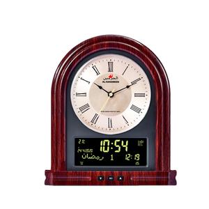 Horloge murale <span class=keywords><strong>de</strong></span> prière <span class=keywords><strong>musulmane</strong></span>, livraison directe, 3000 villes 7041, alarme numérique Azan, mosquée islamique, Ramadan musulman - Product Image 2