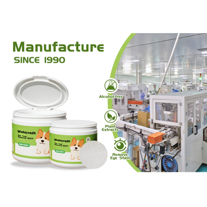 WeHicredit personnalisable organique biodégradable humide nettoyage <span class=keywords><strong>pour</strong></span> animaux de compagnie squames doigt dents dent oeil oreille <span class=keywords><strong>chien</strong></span> chat 1-120 pcs <span class=keywords><strong>lingettes</strong></span> <span class=keywords><strong>pour</strong></span> animaux de compagnie - Product Image 3