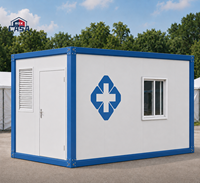 Maison préfabriquée en conteneur, abri d'urgence portable, secours en cas de catastrophe, maison mobile modulaire, maison préfabriquée temporaire en conteneur