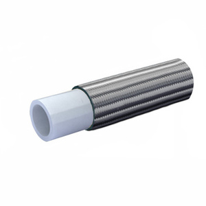 Tuyau <span class=keywords><strong>flexible</strong></span> tressé en acier inoxydable avec raccord à bride - Product Image 2