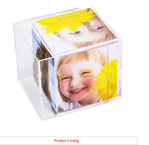 Cadre Photo en <span class=keywords><strong>Cube</strong></span> <span class=keywords><strong>pour</strong></span> 6 <span class=keywords><strong>Photos</strong></span>, <span class=keywords><strong>pour</strong></span> bureau, 3.5x3.5 pouces, nouveau modèle - Product Image 6