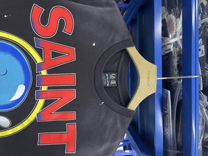 Nhà Máy Giản Dị Cotton Saint Người Đàn Ông T-Shirt Eterna Thư Màu Xanh In Tùy Chỉnh Thời Trang Phố Chất Lượng Cao Thương Hiệu Quá Khổ Áo Thun Cho Nam Giới - Product Image 6