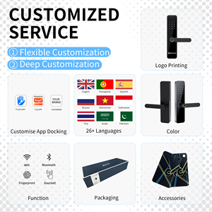 Cerradura Inteligente de Aluminio Bluelock con Huella Dactilar, Control Inalámbrico por Aplicación TTLock, Contraseña Digital, Tarjeta y Seguridad Biométrica - Product Image 6