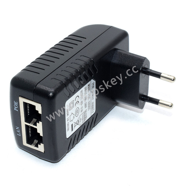 #7074 PoE Power Injector Input 100V~240V DC 0.5A Output 48V AC/0.4A