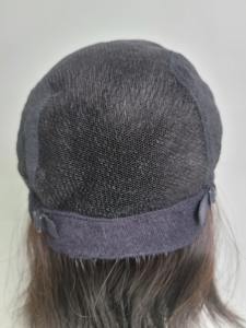 Perruque de chimiothérapie 100% cheveux humains, nouée à la main, 8 pouces, ondulée, bob, clip-in, légère, couleurs naturelles, bonnet respirant par WIGTS - Product Image 6