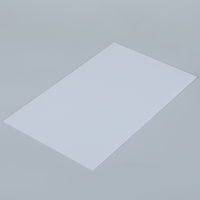 Panneau diffuseur optique pour lampes LED, boîtes à lumière et plafonniers de bureau