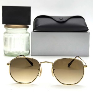 Gafas de Sol de Lujo con Marco Metálico Poligonal y Protección UV400, Gafas de Sol de Alta Calidad para Hombre para Vacaciones en la Playa - Product Image 1