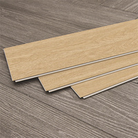 Suelo de Vinilo PVC con Sistema de Bloqueo por Clic, Diseño en Espiga, Resistente al Agua, Tipo SPC, Baldosas de SPC con Aspecto de Roble