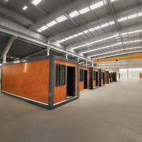 Bâtiment de bureau préfabriqué moderne modulaire détachable de style conteneur pour chantier de construction