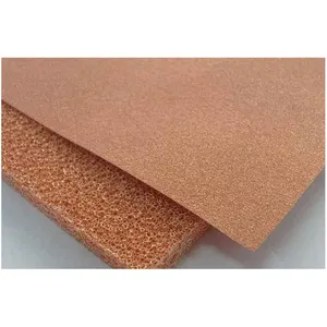 High Purity Copper Cu Metal Foam For Lithium Battery Cathode Material Size Accept Customization