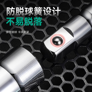 Telescopic Tire Wrench 1.2 In Vanadium Steel Chrome Plated Anti Slip Handle Industrial Use Metric Hex Socket Wrench - Product Image 4