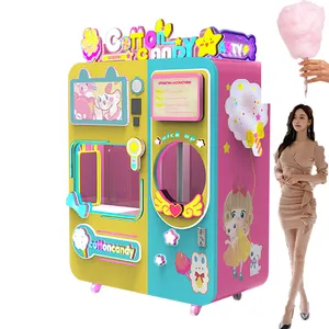 Automatic Pillow Horizontal Plastic Cotton Candy Gummy Bear Bar Lollipop Chocolate Ball Packing Machine