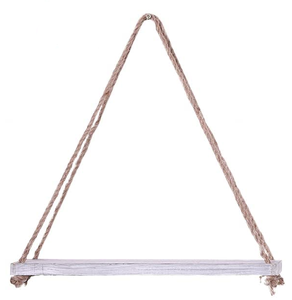 Bianco rustico uno strato di <span class=keywords><strong>legno</strong></span> corda appesa a parete scaffali pianta galleggiante <span class=keywords><strong>in</strong></span> <span class=keywords><strong>legno</strong></span> massiccio per la decorazione della casa - Product Image 3