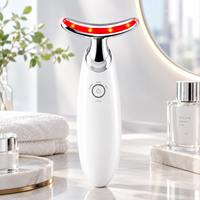 Appareil de beauté portable amélioré pour le cou, outil de massage tout-en-un pour le visage et le cou avec rouleau de jade pour les soins quotidiens de la peau