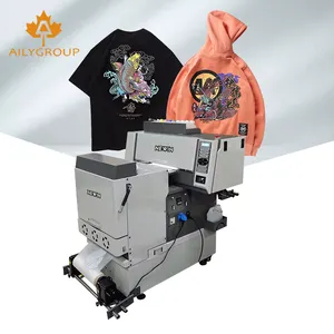 Imprimante professionnelle DTF Impresora double tête 30cm Xp600 2 têtes A3 Plus Machine d'impression de t-shirts à jet d'encre