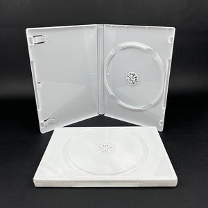 High Quality 14mm Thick CD DVD Box <b>Plastic</b> Shell for <b>Disc</b> Storage Insert Cover Design Lightweight Portable Home Car Use - Product Image 5