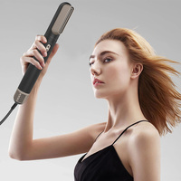 Sèche-cheveux multifonctionnel haute vitesse 5-en-1 1200 Watts 110000 tr/min, avec brosse lissante, brosse bouclante et sèche-cheveux