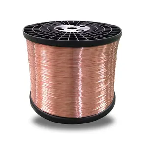 Alambre de aluminio 70% con alambre híbrido CCA recubierto de cobre 30% para bobinado