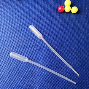 Pâte compte-gouttes jetable à longue bande en plastique, 100 pièces, échantillon de peinture/de pigments, outil de bricolage de couleur, paille de vaporisation 1ml