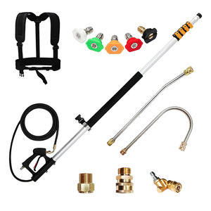 Pistola de <span class=keywords><strong>Agua</strong></span> de Alta Presión con Poste Telescópico de 6 Metros, Cuatro Secciones, <span class=keywords><strong>Limpiador</strong></span> para Limpieza de Paredes Exteriores - Product Image 2