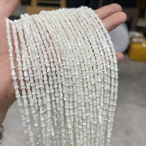 Jd 4*7Mm Natuurlijke Witte Trochid Shell Paddestoelvorm Kleine Kralen Gepolijst Losse Spacer Kraal Voor Sieraden Maken - Product Image 5