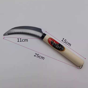 Falce Agricola con Manico in Legno e Lama in Acciaio Inossidabile - Piccolo Coltello per Raccolta - Product Image 5