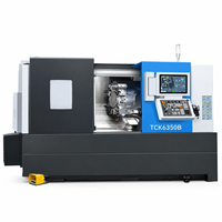 Mesin Bubut CNC 3 Axis TCK6350B Akurasi Tinggi untuk Pembubutan Logam Presisi dengan Spindle Berkinerja Tinggi yang Ditingkatkan