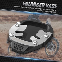 NICECNC - Placa de Extensión de Soporte Lateral de Aluminio CNC para Yamaha Tenere 700 World Raid 2022-2023
