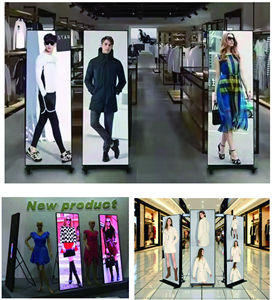 Écran LED d'affichage publicitaire commercial à pas fin P2.5 pour intérieur avec technologie GOB, support au sol, animation, pour <span class=keywords><strong>magasin</strong></span> de détail - Product Image 5