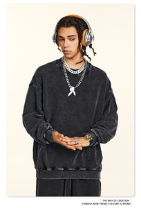 Sudadera con Capucha Extra Grande de Felpa Gruesa con Logotipo Personalizado en Relieve 3D, Diseño con Botones, Bordado Personalizado, Unisex - Product Image 5