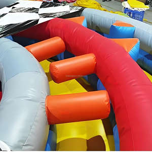 Madness Challenge Inflables Carrera de obstáculos Carnaval Juegos deportivos Paseo Figura 8 Carrera de obstáculos para niños y adultos - Product Image 2