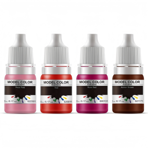 Ensemble de <span class=keywords><strong>peinture</strong></span> miniature écologique à base d'eau, <span class=keywords><strong>peinture</strong></span> rapide 4x5ml, haute pigmentation, couleurs de modèle non fanées <span class=keywords><strong>pour</strong></span> la résine <span class=keywords><strong>plastique</strong></span> - Product Image 1