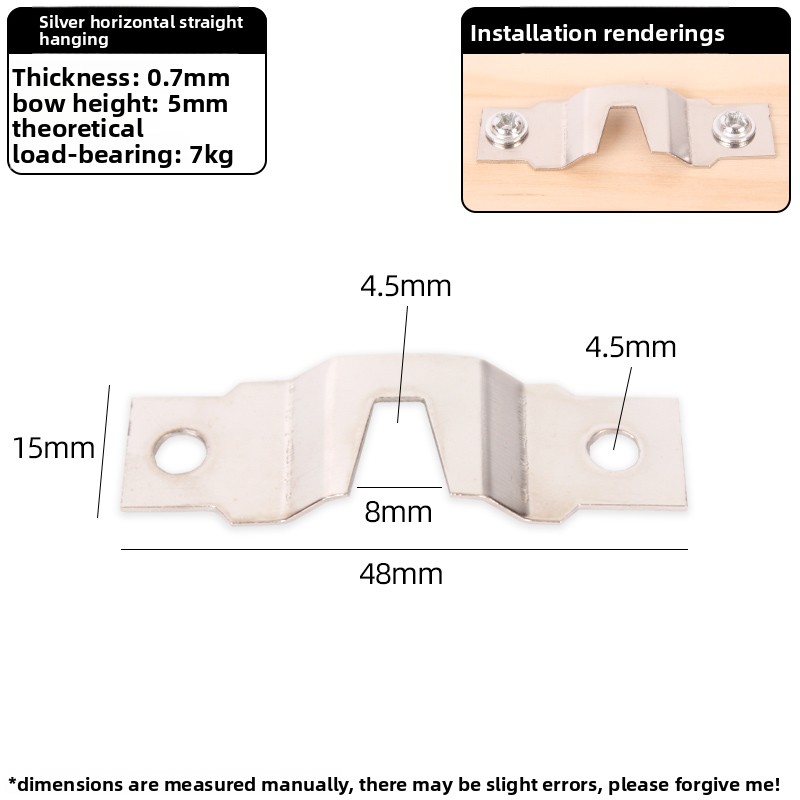 Suspension argent à rayures horizontales et verticales